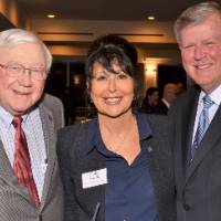 Don Lubbers, Philly Mantella, and President Haas.